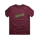 Adidas Men's Trefoil Graphic Short Sleeve T-Shirt - Maroon
