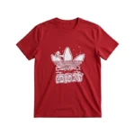 Adidas Men's Trefoil Graffiti Graphic Short Sleeve T-Shirt - Red
