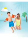 ⁦عوامات ذراع نفخ للاطفال لتعليم السباحة من انتكس - برتقالي زاهي⁩ - الصورة ⁦5⁩