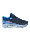 Skechers Max Cushioning Glide Step Advert Hands Free Slip-ins Sneaker - Black/White - Image 9